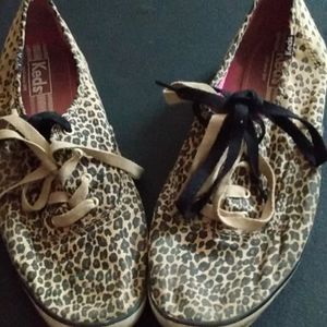 Leopard print sneakers